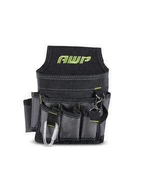 Ballistic Nylon Mini Tool Pouch Multi-Pocket Organizer for Electricians,Tool Box